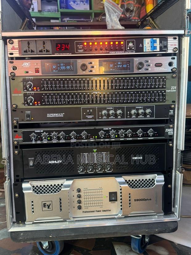Complete Full Set of Rack With Ev Amplifier and Ashley 4 in One · Photo 2