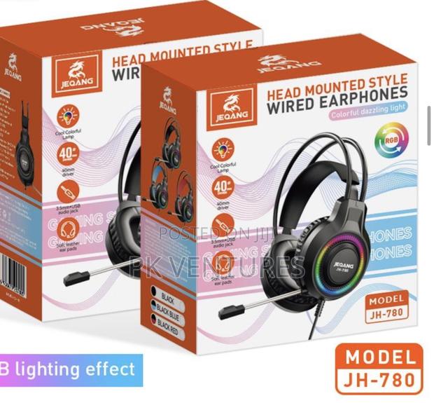 RGB Jeqang Headphones With USB and 3.5port · Photo 2