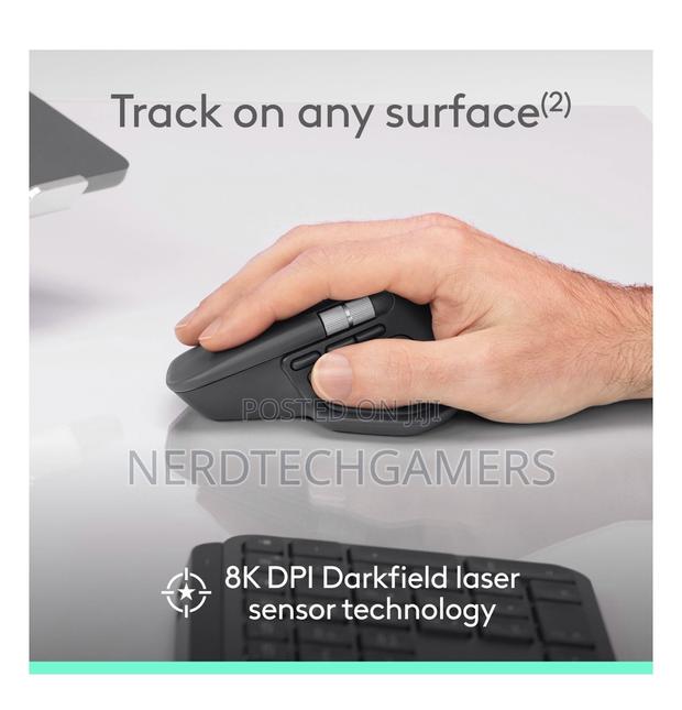 Logitech Mx Master 4 Wireless Mouse for Business (Graphite) · Photo 5