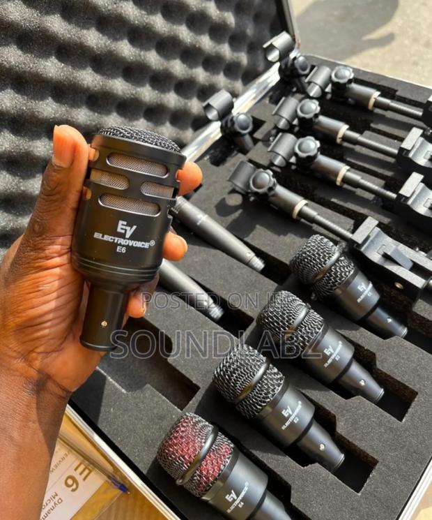 Electro-Voice E6 Drum Microphone Kit; It Is a 7-Piece Set · Photo 1