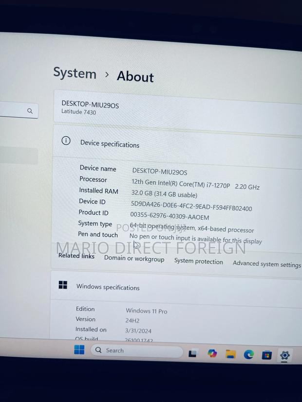New Laptop Dell Latitude 7430 32GB Intel Core i7 SSD 512GB · Photo 8
