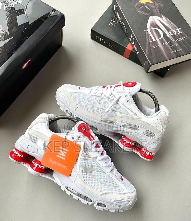 Nike X Supreme Shox Ride 2 Sp "White · Photo 1