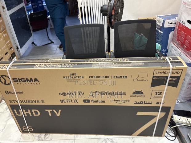 Buy Unique Sigma 65 Inch Uhd Smart Android Frameless Tv · Photo 1