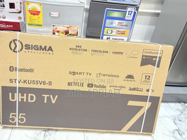 Buy Finest Sigma 55” Uhd Smart Android Digital Frameless Tv · Photo 2