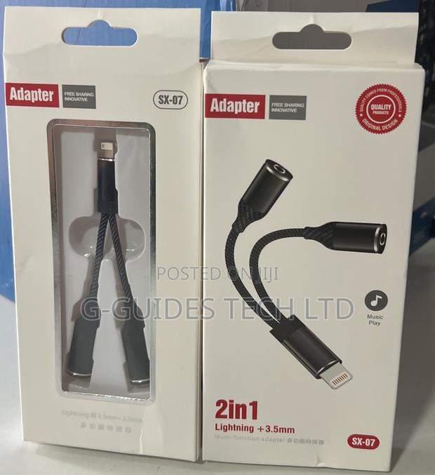 2 in 1 iPhone to 3.5mm Adapter, 2-in-1 Lightning + 3.5mm Audio Adapter · Photo 2