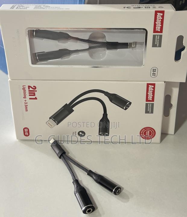 2 in 1 iPhone to 3.5mm Adapter, 2-in-1 Lightning + 3.5mm Audio Adapter · Photo 5