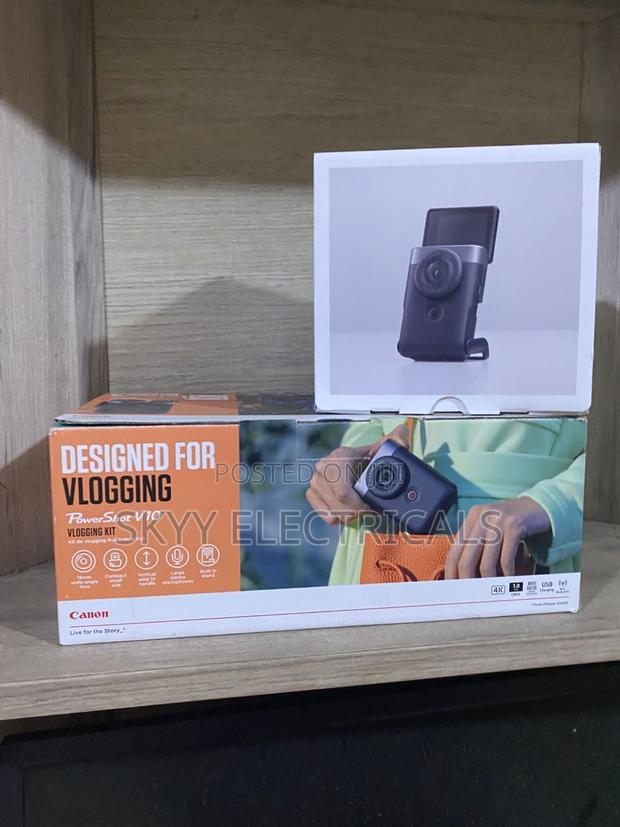 Canon Powershot V10 Vlogging Kit, Black · Photo 1