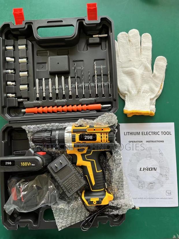 Electric Screwdriver Drill With Battery 1200ma · Photo 1