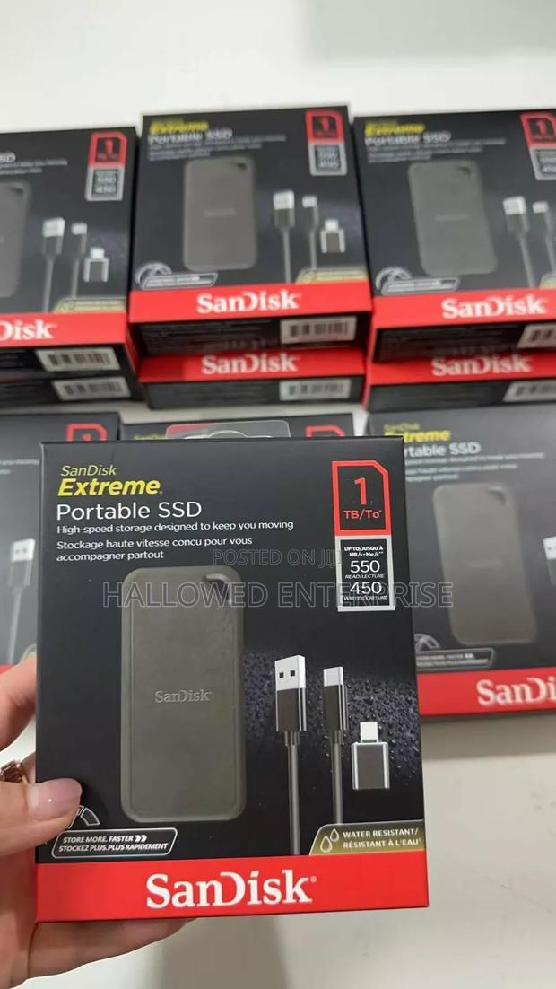 Original Sandisk Ssd 1tb External Portable Supports Android+iPhones · Photo 1