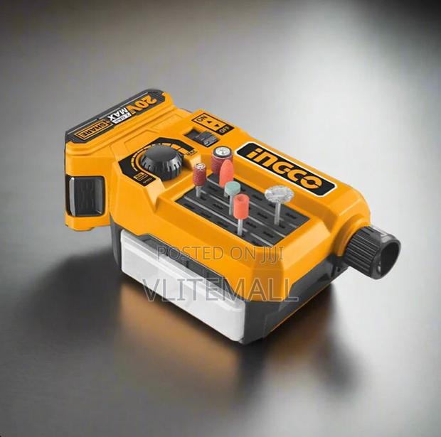 Ingco Lithium-Ion Cordless Die Grinder With 20v 2.0ah Battery · Photo 1