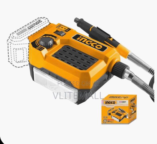 Ingco Lithium-Ion Cordless Die Grinder With 20v 2.0ah Battery · Photo 3
