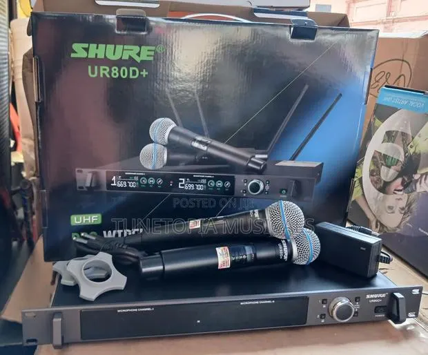 Shure UR80D+ 2in1 UHF Wireless Microphone · Photo 1