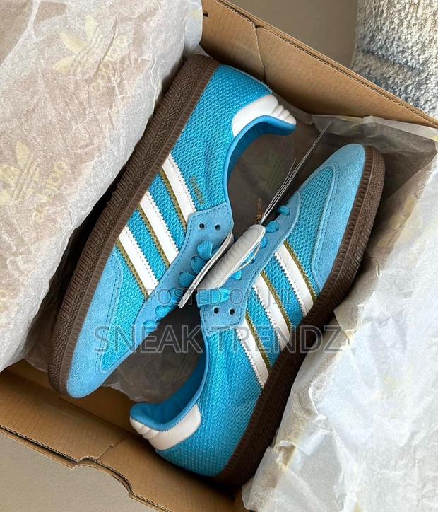 Adidas Samba Og Sea Blue N White · Photo 2