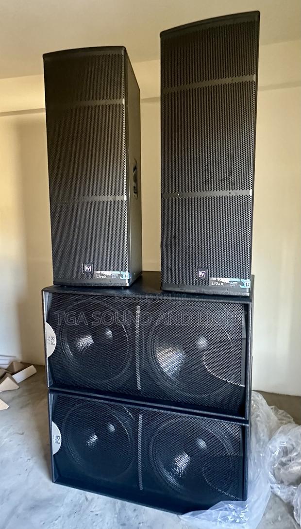 Speaker Set [Ev Live X Top And Martin Audio S218 Down] · Photo 3
