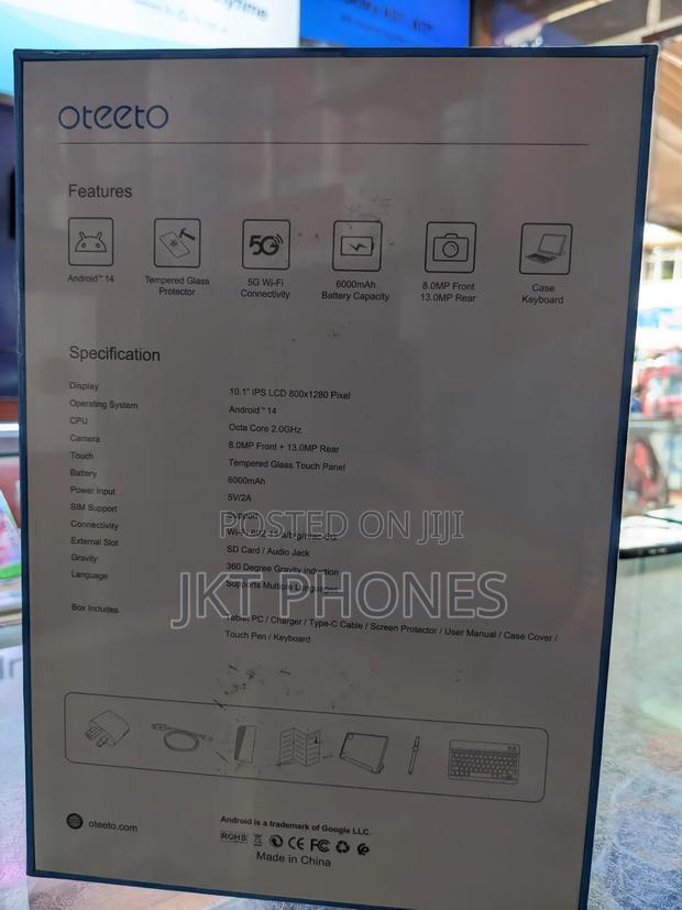 New Oteeto TAB 5 Travel Mate 512 GB Silver · Photo 2