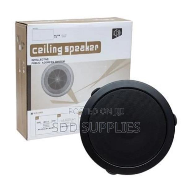 Ceiling Speaker Black Color 8 Ohms 10 Watts · Photo 1