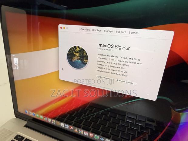 Laptop Apple MacBook Pro 2014 16GB Intel Core I7 SSD 256GB · Photo 6