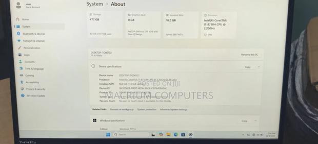 Laptop HP Omen 15-dh002nr 16GB Intel Core i7 SSD 512GB · Photo 1