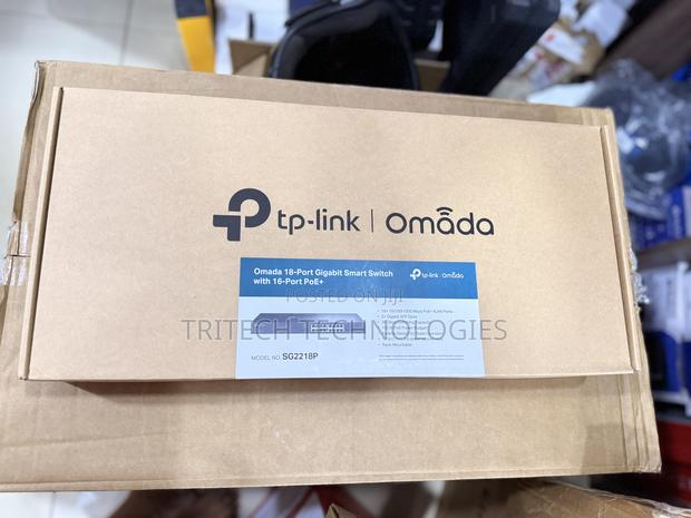 TP-Link 16 Port Poe Gigabit Smart Manage Switch Omada 18-Port Sg2218p · Photo 2