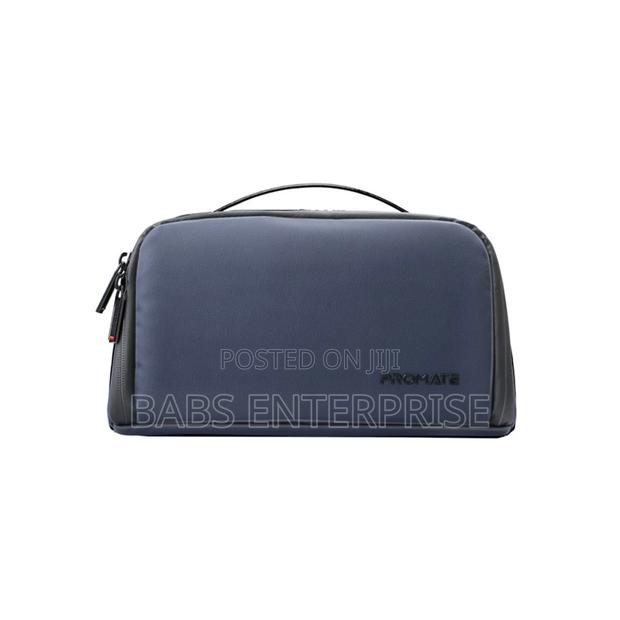 Promate Velura Large Capacity Tech Accessory Pouch Blue · Photo 1