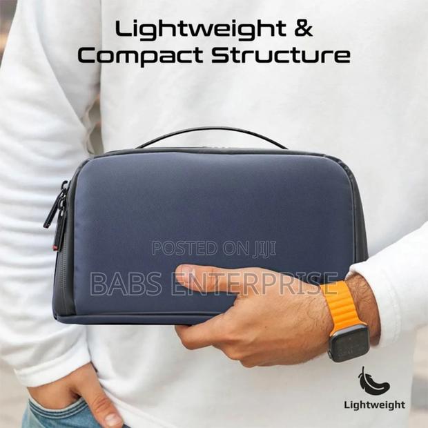 Promate Velura Large Capacity Tech Accessory Pouch Blue · Photo 2