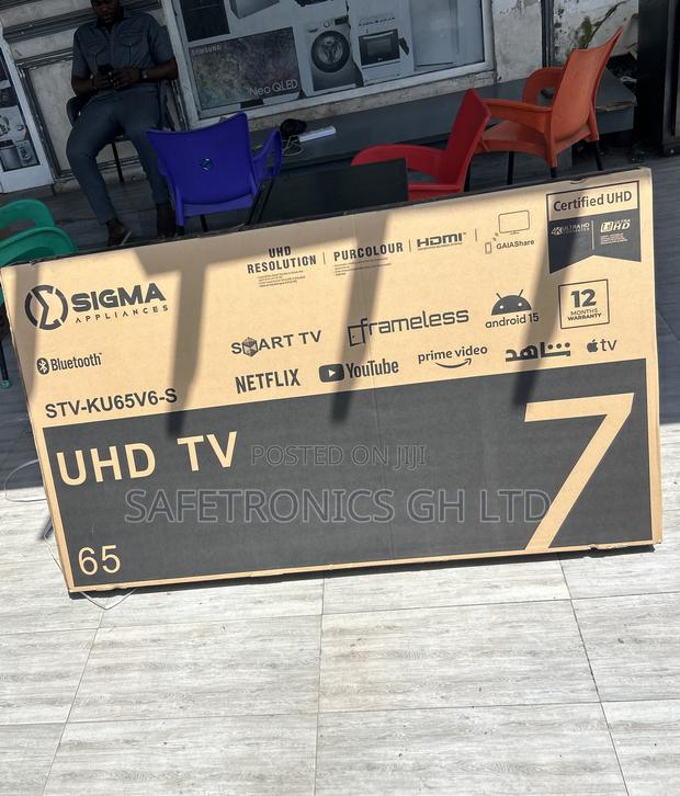 Smart Led Sigma 65 Inch Clear Frameless Digital Satellite Tv · Photo 2