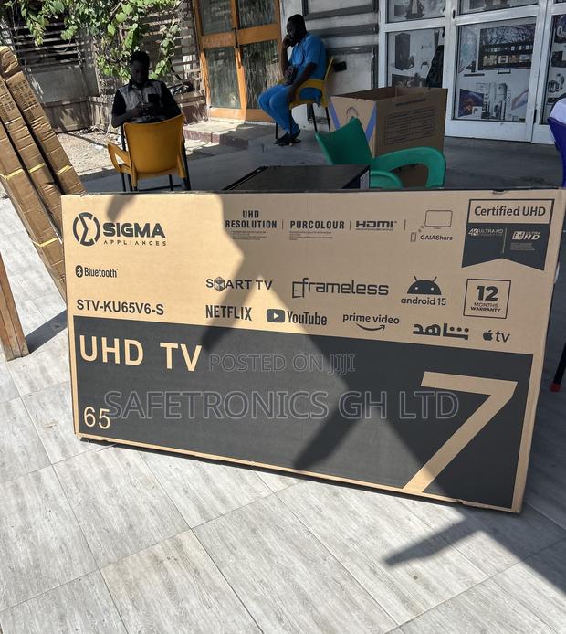 Smart Led Sigma 65 Inch Clear Frameless Digital Satellite Tv · Photo 1