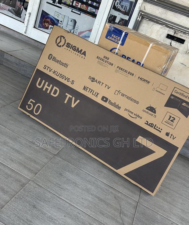 Order Clear 50 Inch Smart Sigma Led Satellite Digital Frameless Tv · Photo 1