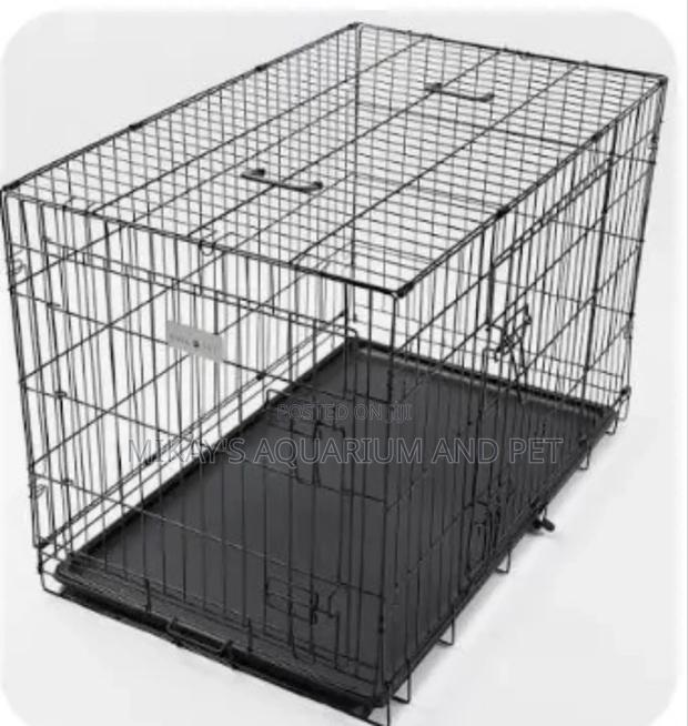 Large 30 Inches Strong Metal Dog and Cat Cage · Photo 1