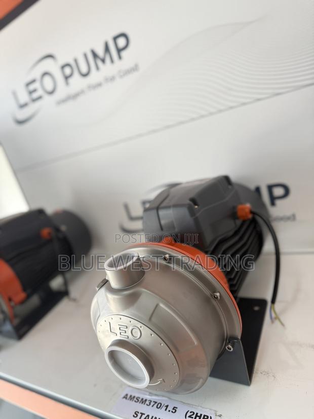 Leo 2hp Water Pump Stainless _ Leo 2 Horsepower Stainless · Photo 3