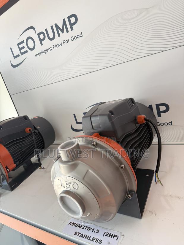 Leo 2hp Water Pump Stainless _ Leo 2 Horsepower Stainless · Photo 2