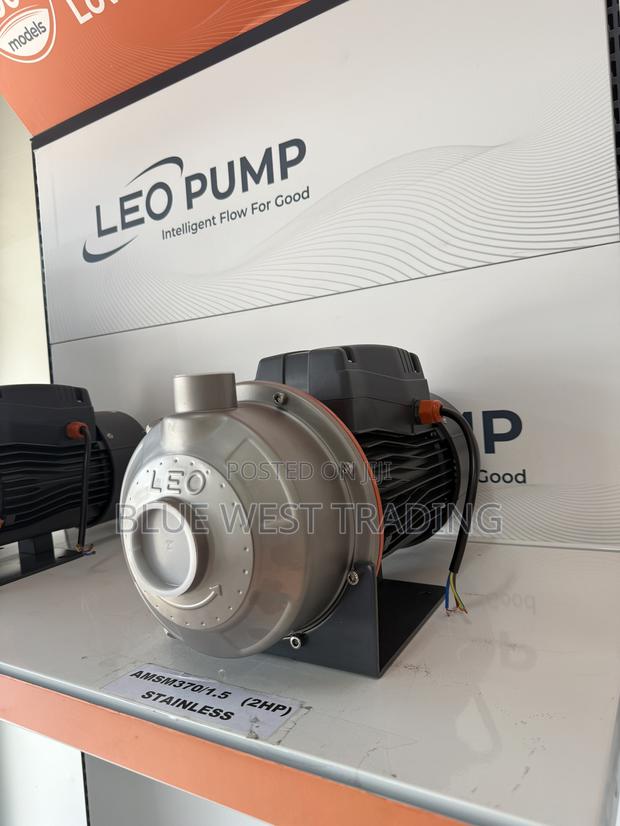 Leo 2hp Water Pump Stainless _ Leo 2 Horsepower Stainless · Photo 1