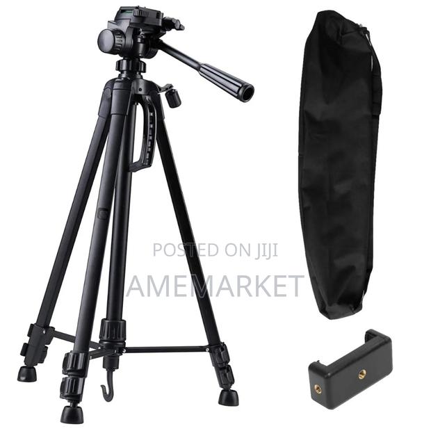 Tripod Stand With Phone Holder For Phone, Cameras, Camcorder · Photo 1