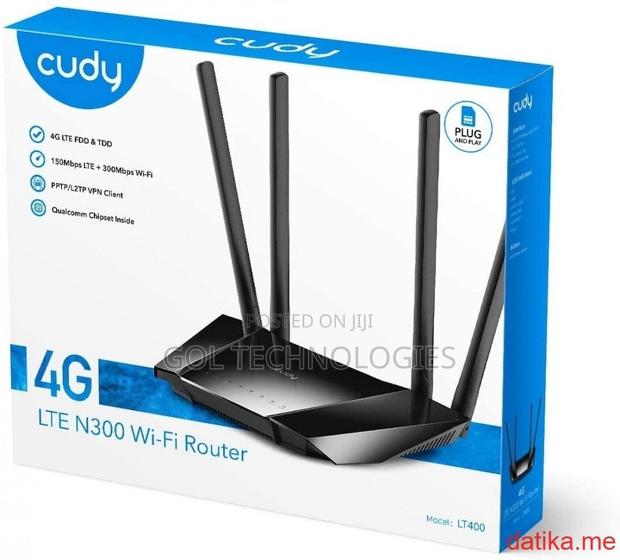 Cudy Sim 4g Wifi Router With a Nano-Sim Slot and Four Ethernet Ports · Photo 1