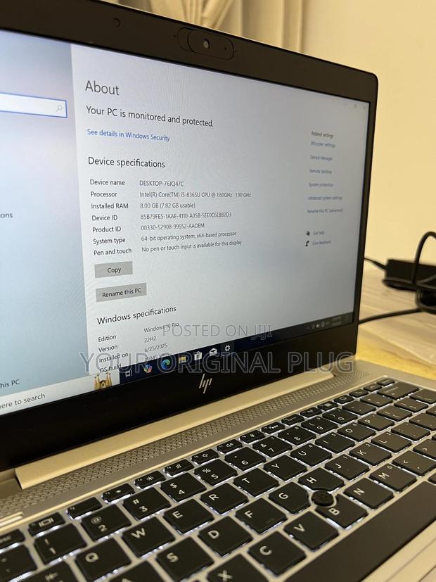 Laptop HP EliteBook 830 G6 8GB Intel Core i5 SSD 256GB · Photo 1