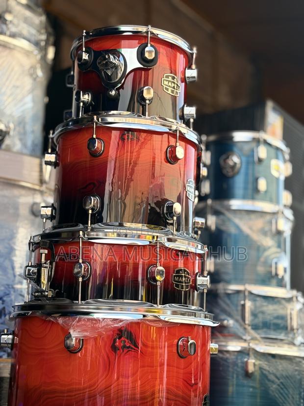Mapex Five Set Drums With Two Cymbals (Original Grade A) · Photo 1