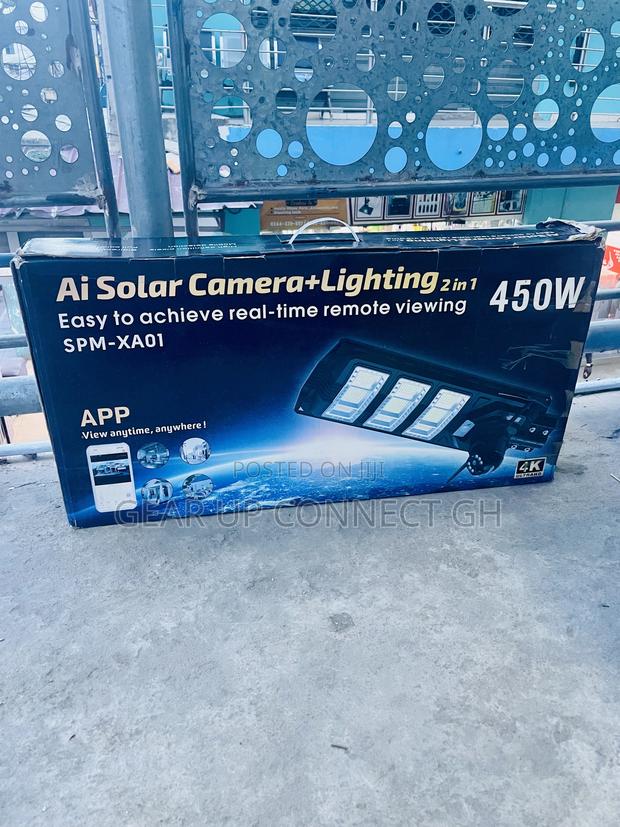 All in 1 Integrated Solar Street Light With 4g PTZ Ai Camera · Photo 3