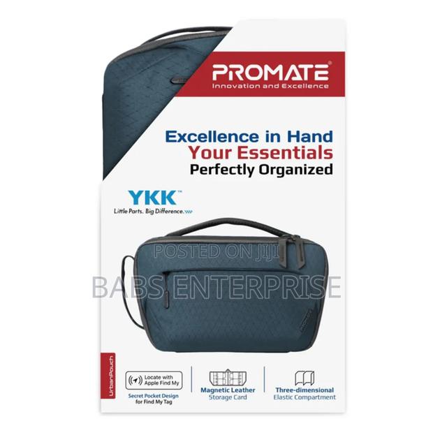 Promate Urbanpouch Versatile Tech Essential Organizer Pouch Bag Blue · Photo 4