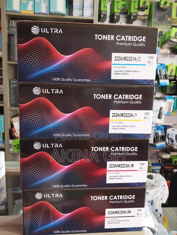 Ultra Toner Cartridge 222a (W2220a) for Hp Laserjet 3288 / 3388 Series · Photo 1