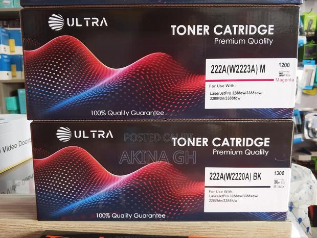 Ultra Toner Cartridge 222a (W2220a) for Hp Laserjet 3288 / 3388 Series · Photo 2
