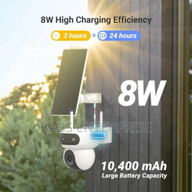 Ezviz 4+4mp Dual-lens Wi-fi Camera + Solar Panel 8w 4g Cs-hb90/Sp 4g · Photo 3