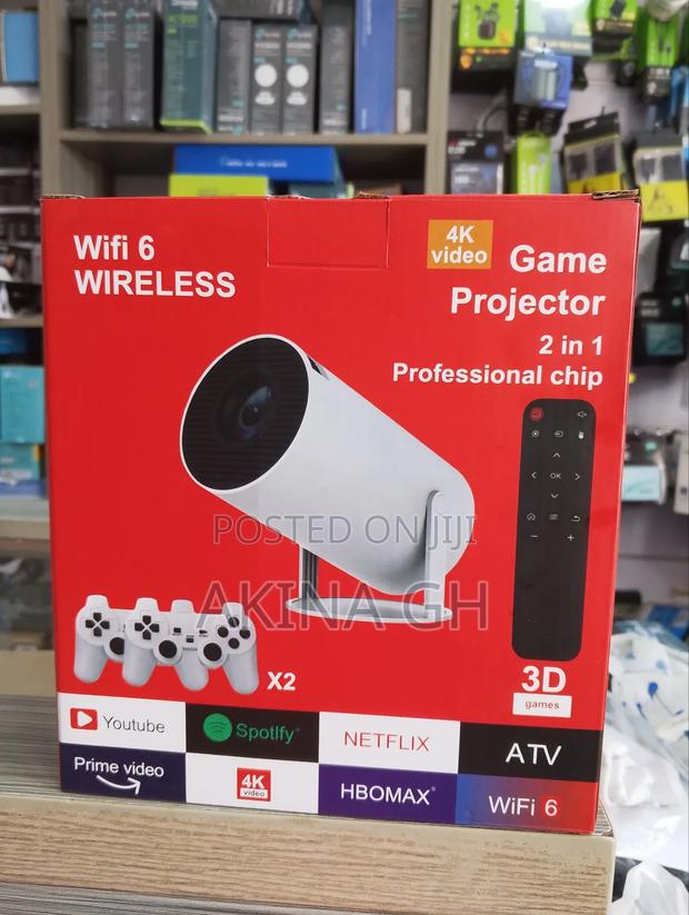 Android Smart Wifi 6 Game Projector 2 in 1 · Photo 1