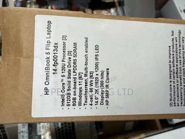 New Laptop HP OmniBook 5 Flip 8GB Intel Core 5 SSD 512GB · Photo 3