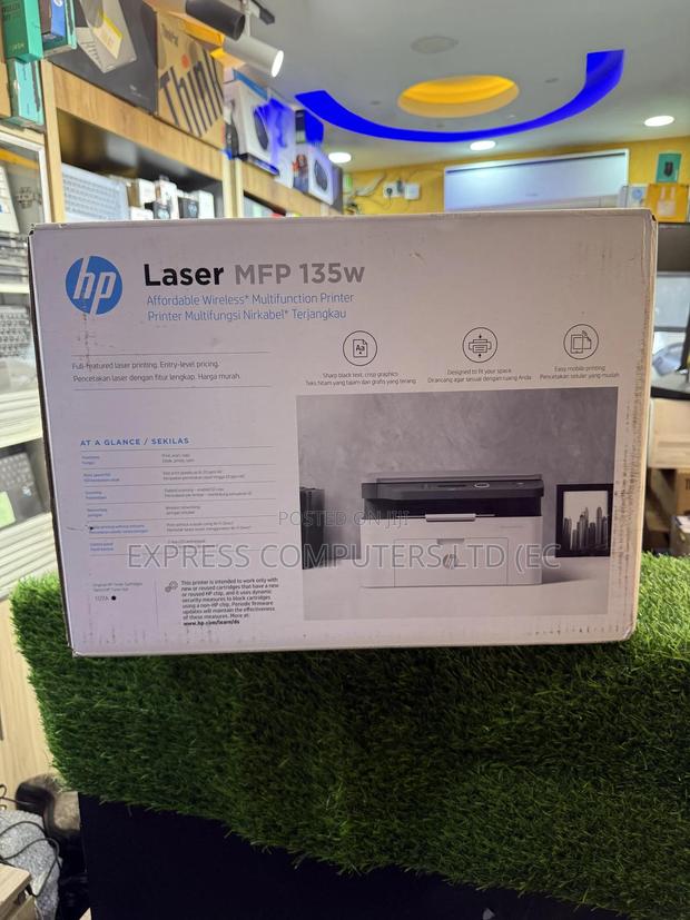 Hp Laser MFP 135w Printer Print, Copy, Scan, Wireless Print Original · Photo 1