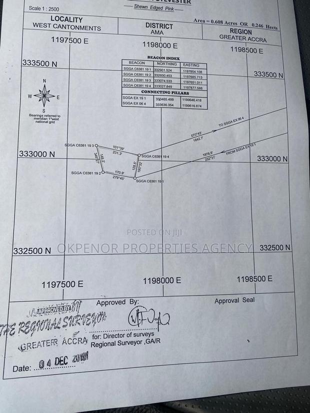 Acre of Land for Sale at Cantonments · Photo 1