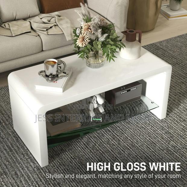 Center Table (White Gloss) · Photo 1