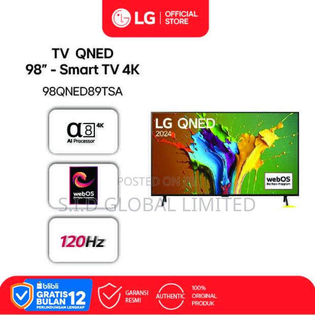 Lg 98” Qned 4k Uhd Smart Webos 98qned89tua Quantumdot + Nanocell Plus · Photo 3