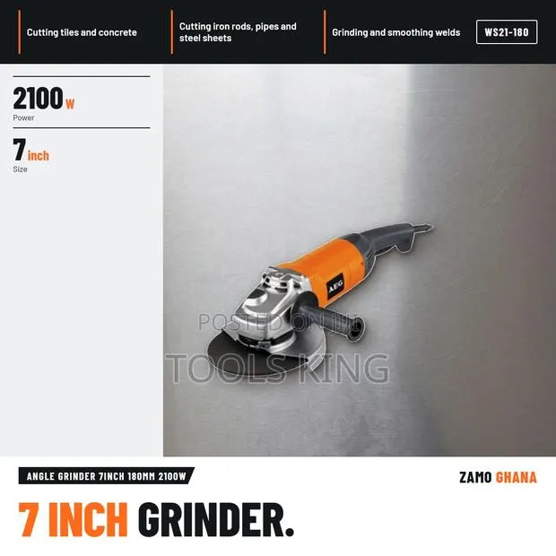 Angle Grinder 7Inch 180Mm 2100W - WS21-180 · Photo 1