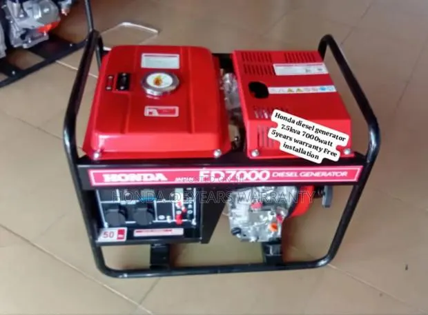 Energy Now Efficiently Honda 7.5kva 7000watt Diesel 7.5kva · Photo 1