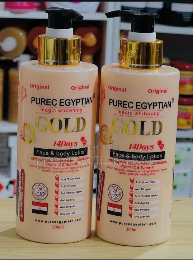Purec Egyptian Magic Whitening Gold 14 Days Face Body Lotion. · Photo 1